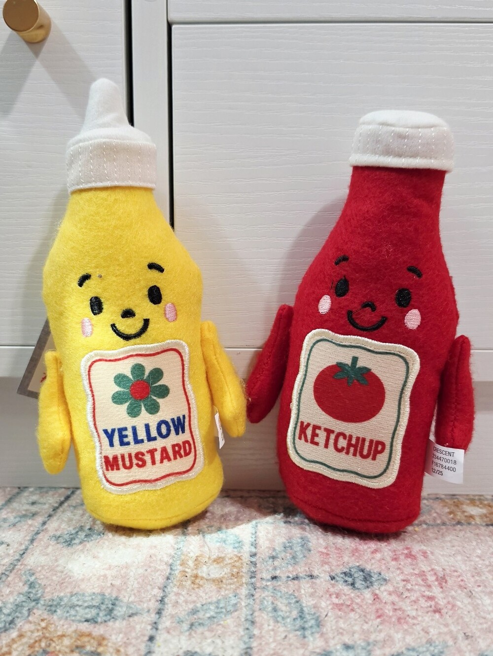Target Bullseye Playground July 4th 2026 Soft Figurals- Ketchup & Mustard Set